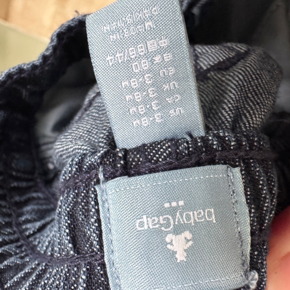 NWOT Baby Gap 3-6M Girls Denim Jeans Pants - Picture 5 of 5